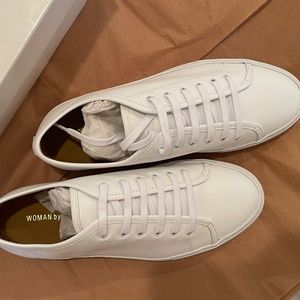 WHITE Casual Tournament Low Top Sneaker COMMON PROJECTS